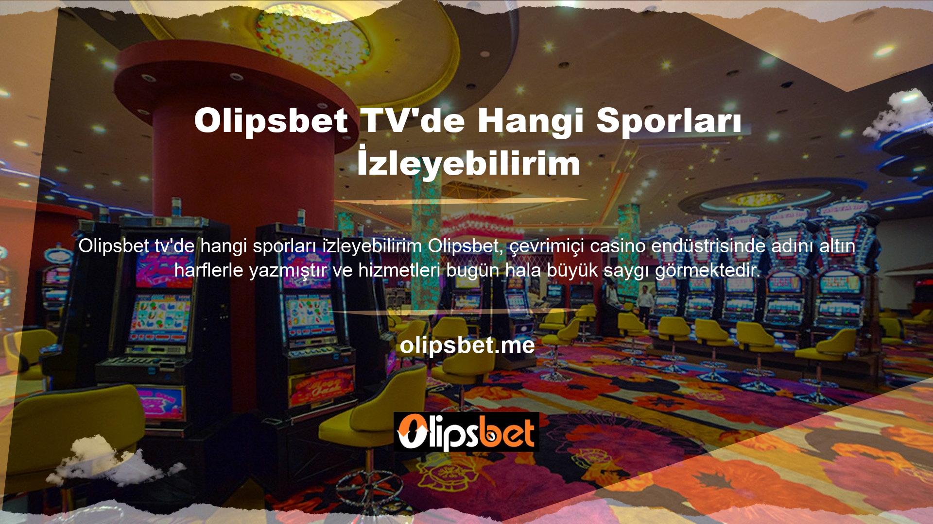 Olipsbet TV'de Hangi Sporları İzleyebilirim