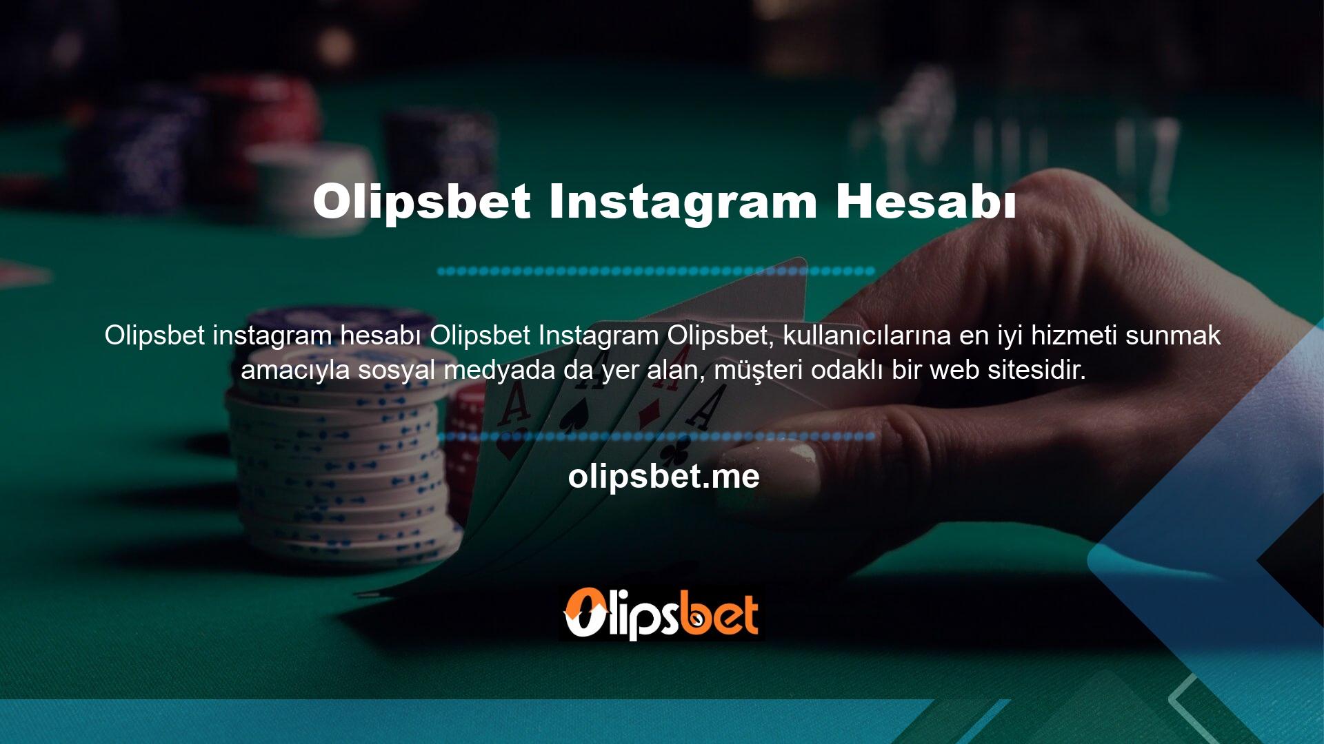 Oyun dünyasına büyük bir hedefle giren ve oyunculara hizmet vermeye başlayan site, kısa sürede kendine yer buldu ve hatta Olipsbet Twitter hesabını bile oluşturdu