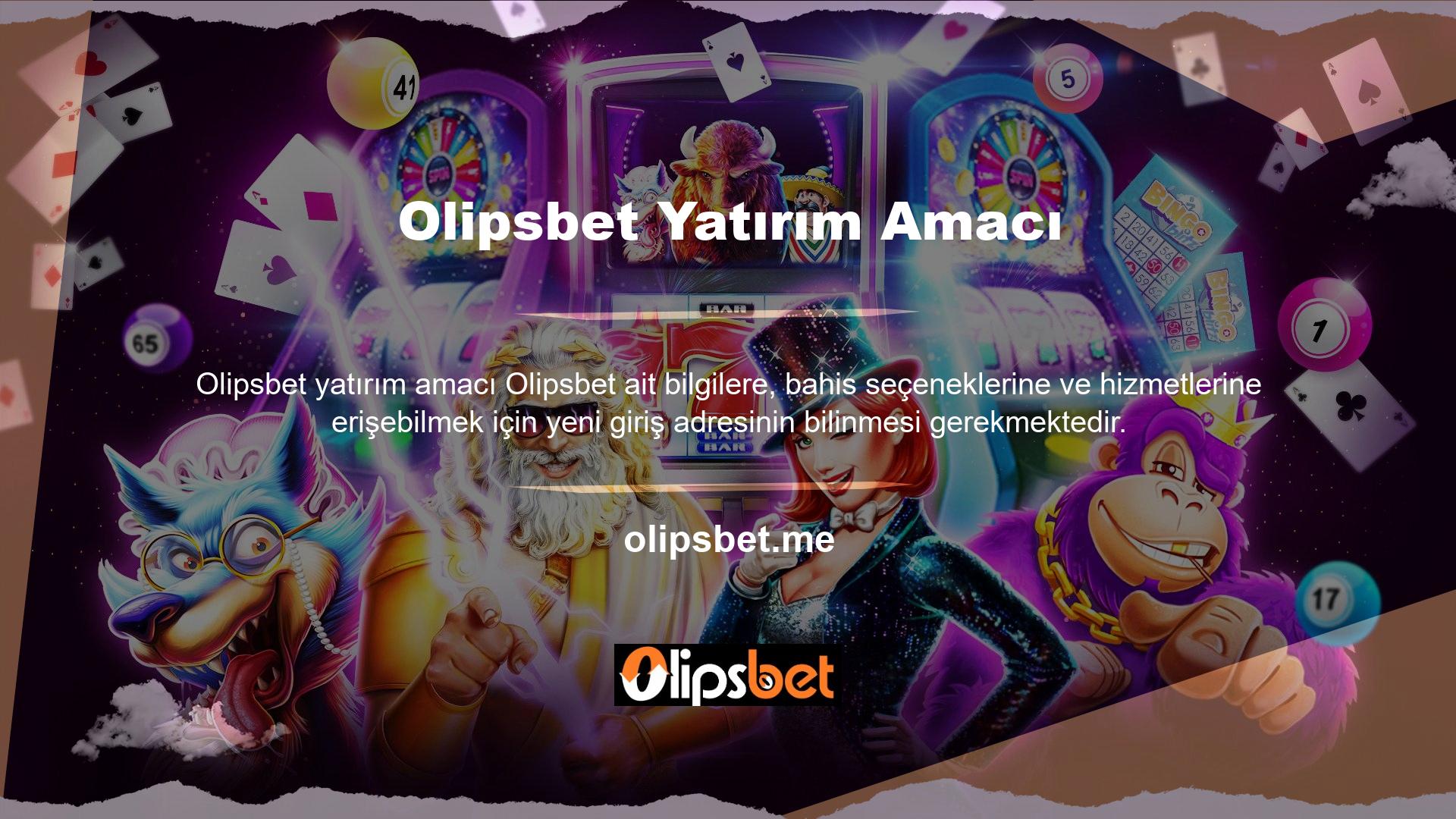 Sitenin adı Olipsbet olarak değiştirildi ve artık yeni bir giriş adresi var